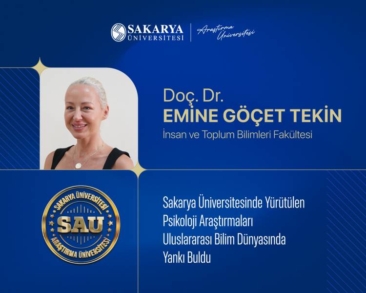 Bölümümüz Akademisyeni Doç. Dr. Emine Göçet Tekin’in Çalışmaları Uluslararası Alanda Dikkat Çekti